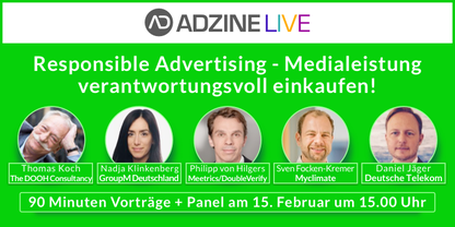 Bild Responsible Advertising - Medialeistung ökologisch und gesellschaftlich verantwortungsvoll einkaufen!