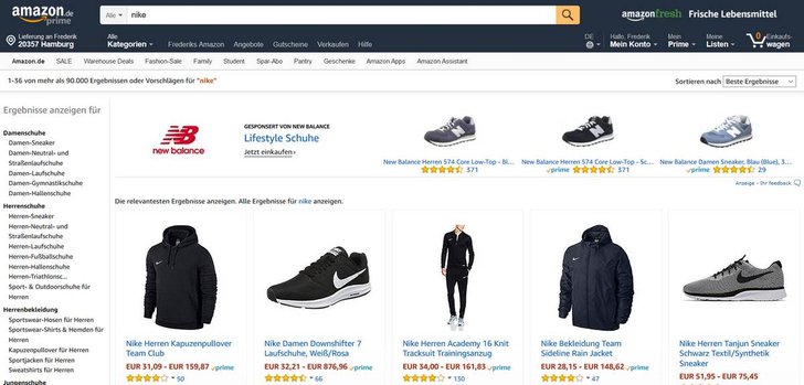 Bild: Screenshot Amazon