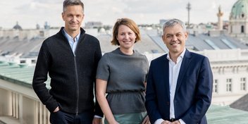 v. l. n. r. Markus Röbisch, Andrea Swift und Siegfried Stepke, Bild: E-Dialog