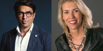 Christian Schmitz, Serviceplan, und Katja Brandt, Dentsu, Bild: Serviceplan / Dentsu