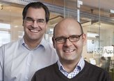 v.l. Addapptr-Gründer Patrick Kollmann und Alexander von Geest, Addaptr-Presse Addaptr-Presse