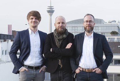 V.l.n.r.: Peter Steffens, Thorsten Decker, Klaus Stinnertz, Bild: OMD Germany