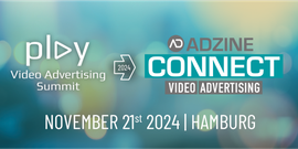 Banner ADZINE CONNECT Video Advertising