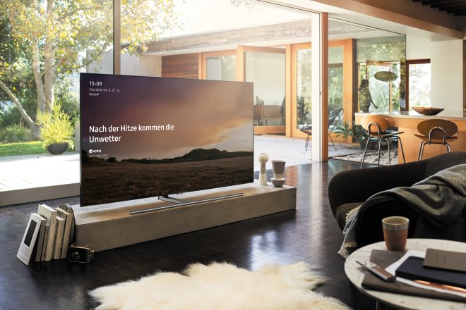 Beispiel für Upday-Einsatz beim Smart TV, Bild: Axel Springer Presse Bild: Axel Springer Presse