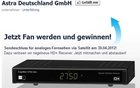 Astra-Aktion auf Facebook