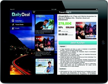 Daily Deal auf dem iPad