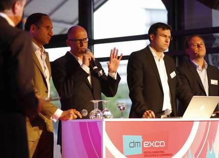 Nicht immer einer Meinung auf dem Night Talk Panel. v.l.: Dirk Kraus, Bernd Hoffmann, Stefan Hentschel, Jean-Pierre Fumagalli,