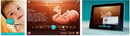 Pampers-App: Endecken mit dem Tablet (Quelle: JWT)