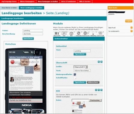 ...Landing Page basteln. Fertig!