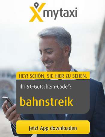 Landing Page der mytaxi Kampagne