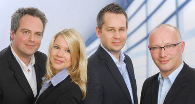 v. l. Nico Beckmann, Sonja Theurer, Stefan Beckmann, Marcel Kruse