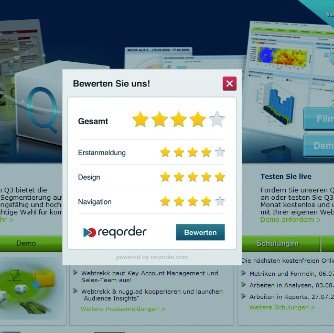 Anwendungsbeispiel von Reqorder. Bild: Webtrekk