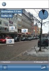VW App führt den Kunden zum Händler