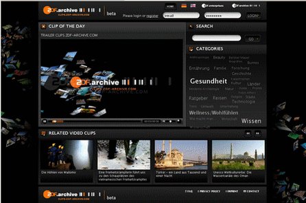 Hier gibts jede Menge hochwertigen Content, clips.zdf-archive.de