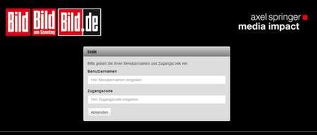 Screenshot Login zur Auktion