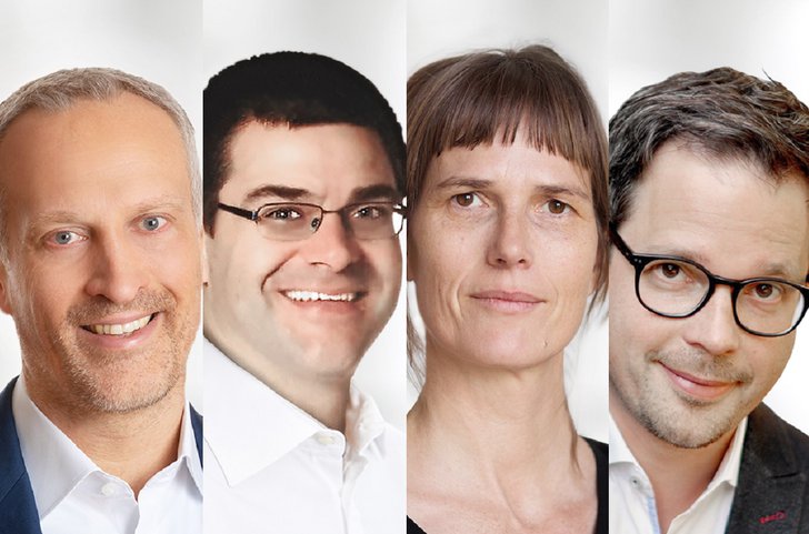 v. l. n. r. Dirk von Borstel, Benjamin Hanzelmann, Nicole Mortier und Sascha Weise, Bilder: Yieldlab Bilder: Yieldlab