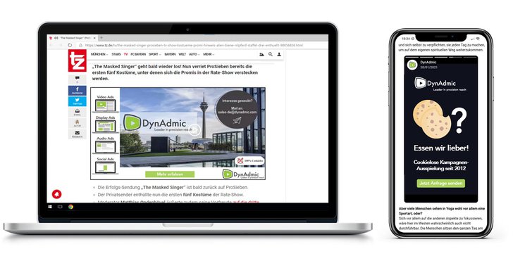 Werbeformate, Bild: DynAdmic Bild: DynAdmic