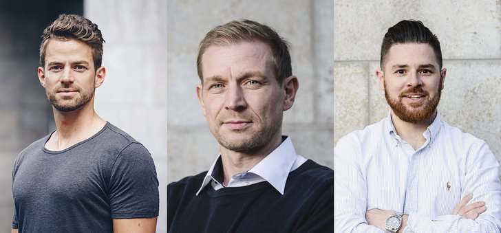 v. l. n. r. Ilhan Zengin, Mario Tiedemann und Dennis Kirschner, Bild: ShowHeroes Group Bild: ShowHeroes Group