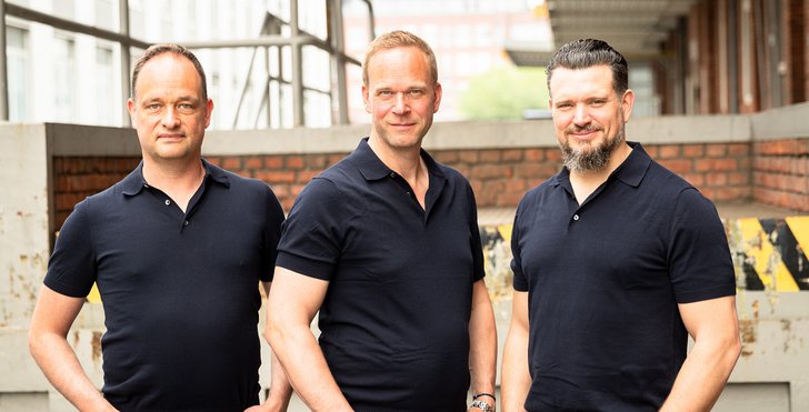 v. l. n. r. Nils Grabbert, Daniel Neuhaus und Tobias Conrad, Bild: Raimar von Wienskowski Bild: Raimar von Wienskowski
