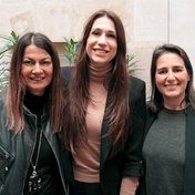 v. l. n. r. Zdenka Prieto, Aline Gervasi und Teresa Orellana, Bild: Hawk